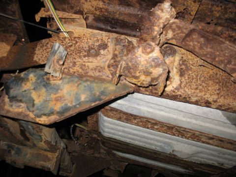 1978 Ford F-250 - Rear spring hanger, passenger side