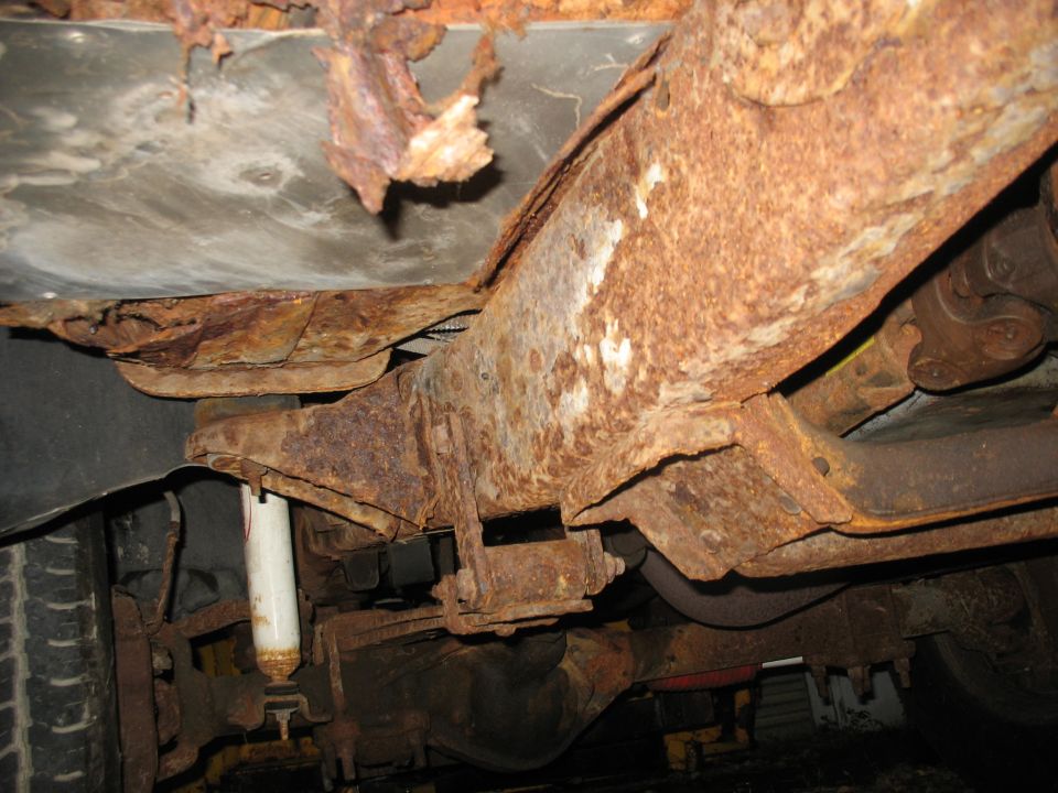 Driver's side floor board