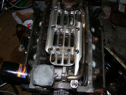 1984 Ford Bronco - D.S.S. Main support system and windage tray bolted to the bottom end.