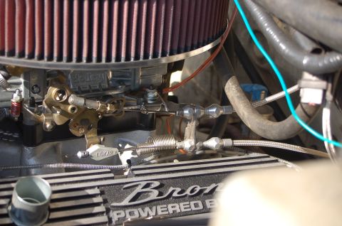 1988 Ford Bronco - Carb & TV Cable Linkage setup