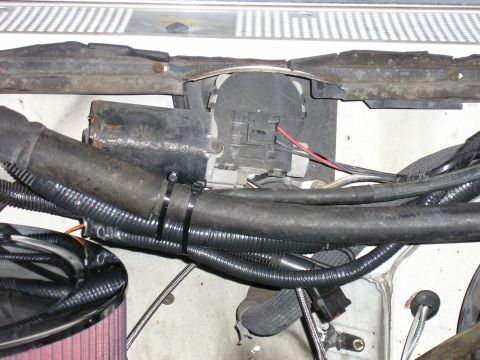 1988 Ford Bronco - After cuttinback all the "now useless" wires from the wiring harness.