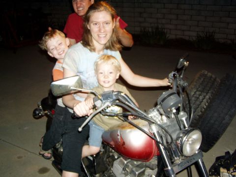 1985 Honda CMX250 Rebel - Kim n boys