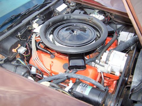 1991 Ford LTD Crown Victoria - Close-up view of the engine bay, highlighting the V8 engine and its components.