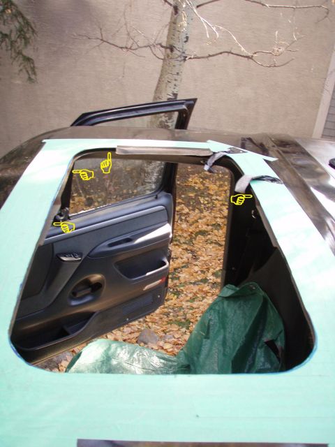 1992 Ford Bronco - i recommend inserting a cardboard insert, or simular material, to maintain the gap inbetween the 2 peices of sheet metal.