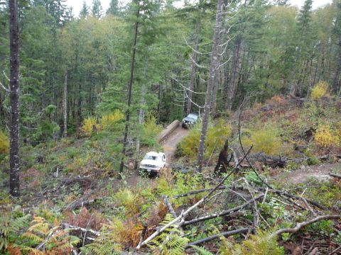 1991 Ford Bronco - Alvie and Greg on the Powerline Trail