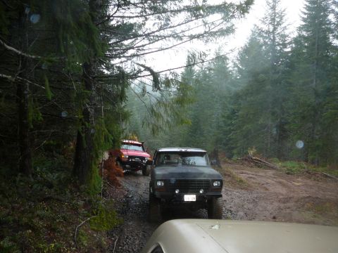 1991 Ford Bronco - I know it's hard to see with the camo but Jason's Bronco is in there somewhere