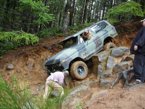 1991 Ford Bronco - Jason on Little Rubicon