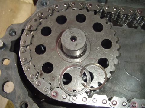 1993 Ford Bronco - front drive gear with spacer and retainer