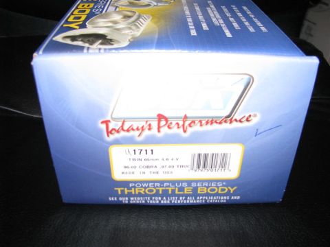 2003 Mercury Marauder - The box shows a BBK Power-Plus Series throttle body, not a 2003 Mercury Marauder.