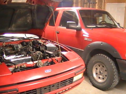 1990 Ford Probe - guess i'm kinda a red ford guy