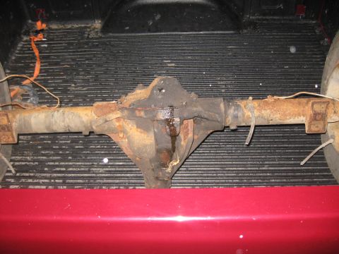 1988 Ford Bronco - The Dana 70 the first day I got it.
