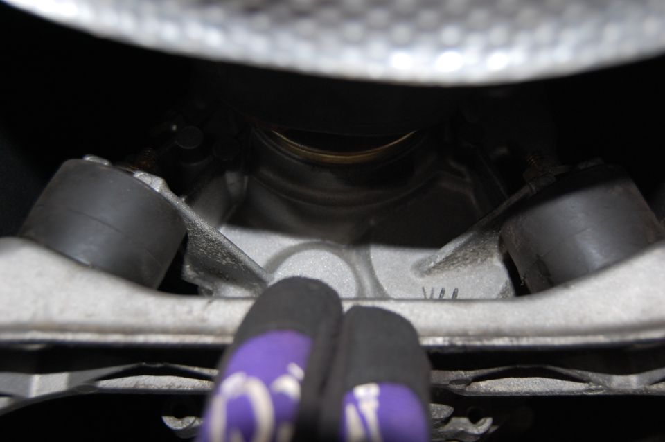 Engine mount with visible text 'W4'