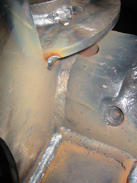 1995 Ford Bronco - This image shows the details of welded metal joints, not a complete vehicle.