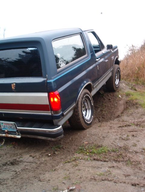 1987 Ford Bronco - thats about as far as i got with bald allterrains.