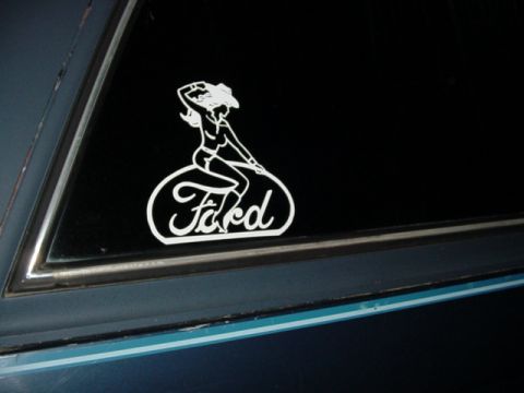 1987 Ford Bronco - i love that sticker