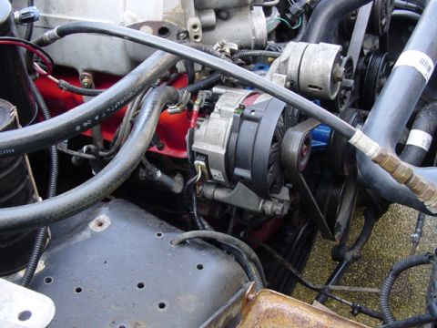 1987 Ford Bronco - took out all the thermalactor stuff and blocked the heads with plugs