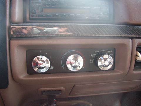 1993 Ford Bronco - Billet AC Controls