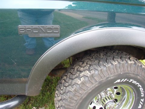 1993 Ford Bronco - Warn Thin Line Flares Custom Texture painted