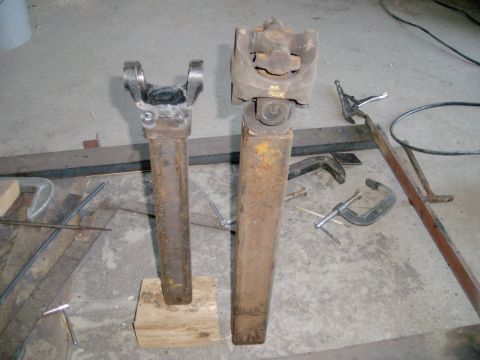 1984 Ford Bronco - both pieces of driveshaft