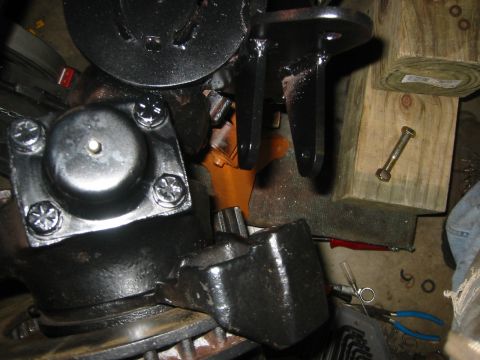 1995 Ford Bronco - Automotive suspension part shown in detail, likely during a repair or upgrade process.