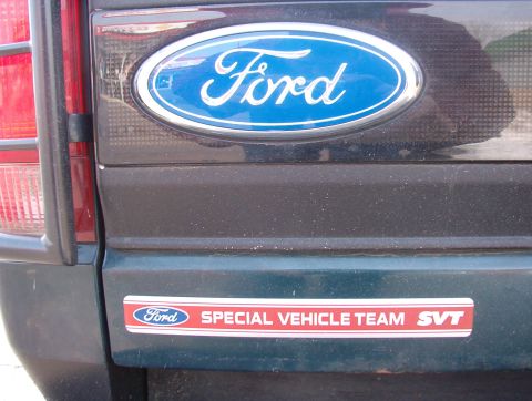 1993 Ford Bronco - Custom Ford SVT Logo on tailgate