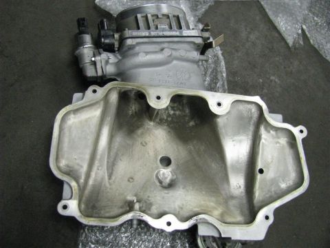 2003 Mercury Marauder - Underside of the ported and polished intake.