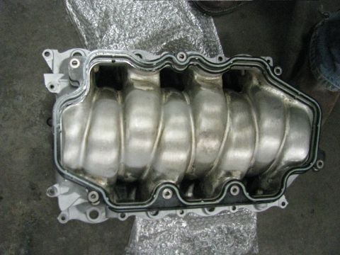 2003 Mercury Marauder - Ported and polished lower intake.