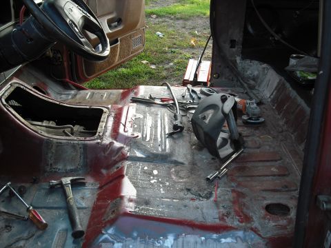 1988 Ford Bronco - getting ready to bedliner