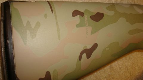 1990 Ford Bronco - Multicam pattern on a curved object, with visible text 'MULTICAM-'.