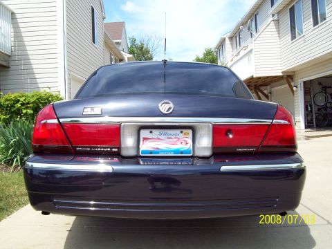 1999 Mercury Grand Marquis - Rear view of a Mercury Grand Marquis with a date stamp of 2008/07/08.