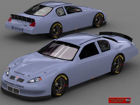 2004 Jeep Wrangler - Render of a Pontiac Grand Prix race car, likely a 3D model for a game or simulation.