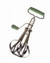 1996 Ford Bronco - A vintage hand-cranked egg beater with green handles, isolated on a white background.