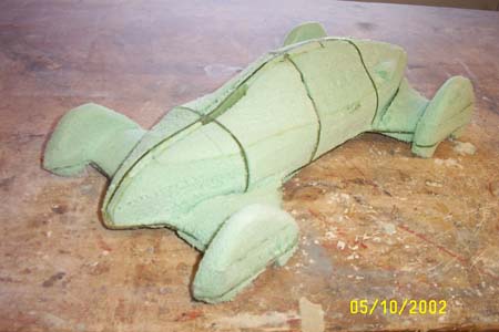 1966 Ford Five Hundred - This was accomplished using palm sanders, filecards, sanding blocks and penknives.