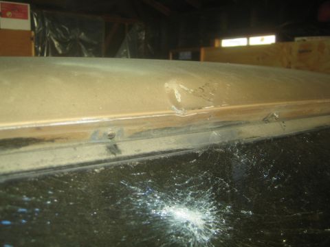 1990 Ford Bronco - Opps he missed with the Hammer.