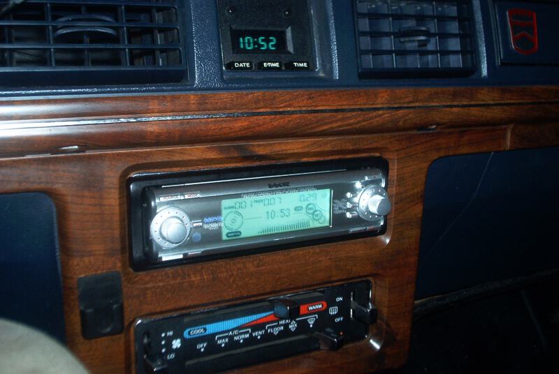 Mmmmm I love my Sony MP3/CD Player, not only in  my opinion does it look great in the crown vic it sounds badass.