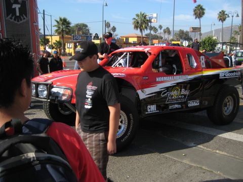 1996 Ford Bronco - This off-road racing truck features prominent "Crystal Bay Casino" sponsorship graphics and the number 8.
