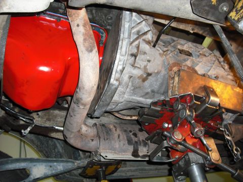1988 Ford Bronco - bolted the ZF up to the 302