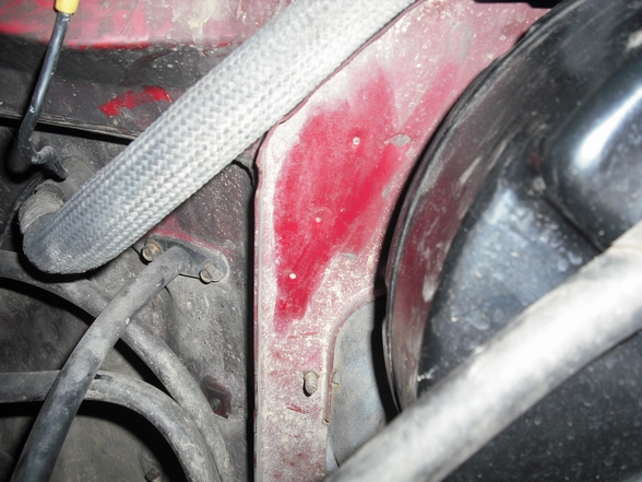 unfortunately no precut hole for my master cylinder