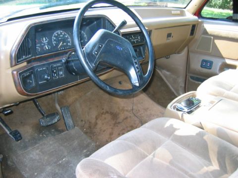 1988 Ford Bronco - interior a month after I got it