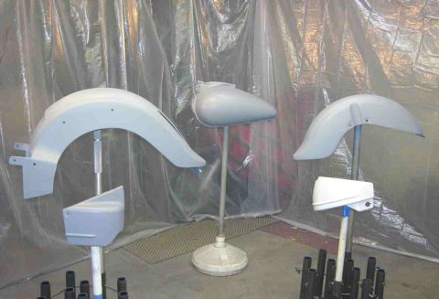 2006 Yamaha V Star Classic - Primed and ready for paint