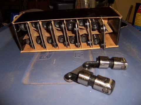 1971 Ford Mustang - Engine valve lifters are shown in their original packaging and loose.
