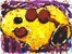 1993 Ford Bronco - A creative arrangement of food art resembling a face is presented.