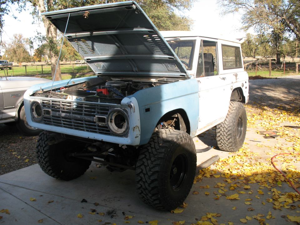 start of body work.