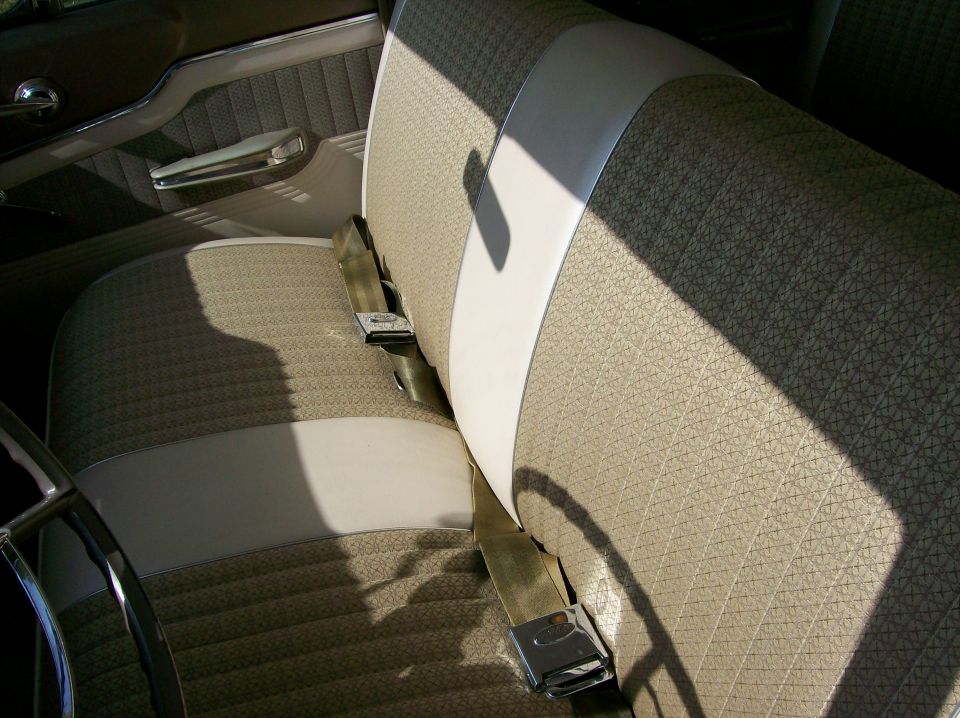 Interior restored to original color and material