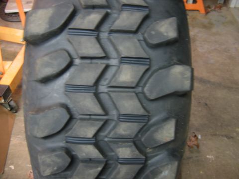 1992 Ford Mustang - The aggressive tread pattern on this tire is designed for off-road traction.