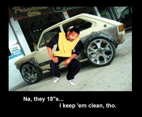 2006 Ford E350 - My photoshop with DeDe from the cover of Next Friday, and an ugly car.