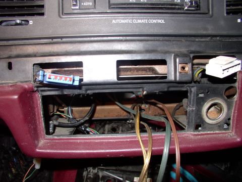 1990 Lincoln Town Car - Rather than trying to re-use the stock wiring and wimpy stock amp, I ran 4 dedicated speaker wires to each speaker. Like I said, the differ…