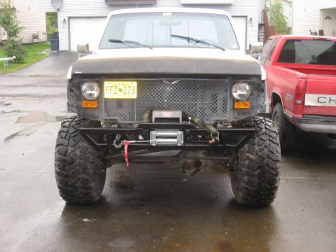 1990 Ford F-250 - front bumper and grill
