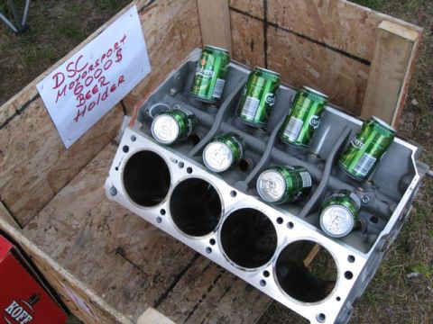 1969 Mercury Cyclone - Hessu's brand new Pond aluminum block. This came from a new engine that had just a few hours of running time that he had built in CA and sh…