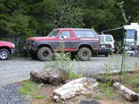 1991 Ford Bronco - At camp